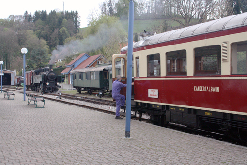 Unter Dampf: s´Chanderli in Kandern