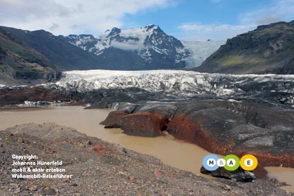 auf dem Weg zum Svinadalsjökull...