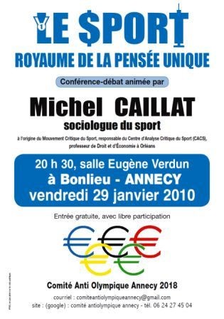 29 Janvier 2010 - Conférence Michel Caillat