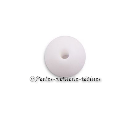 lot de 10 perles Perle lentille en silicone de 12 mm Moutarde