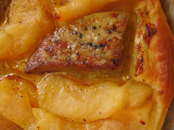 Tarte tatin de foie gras à la Cambacérès