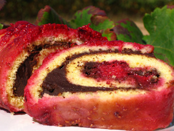 Gâteau chocolat framboise