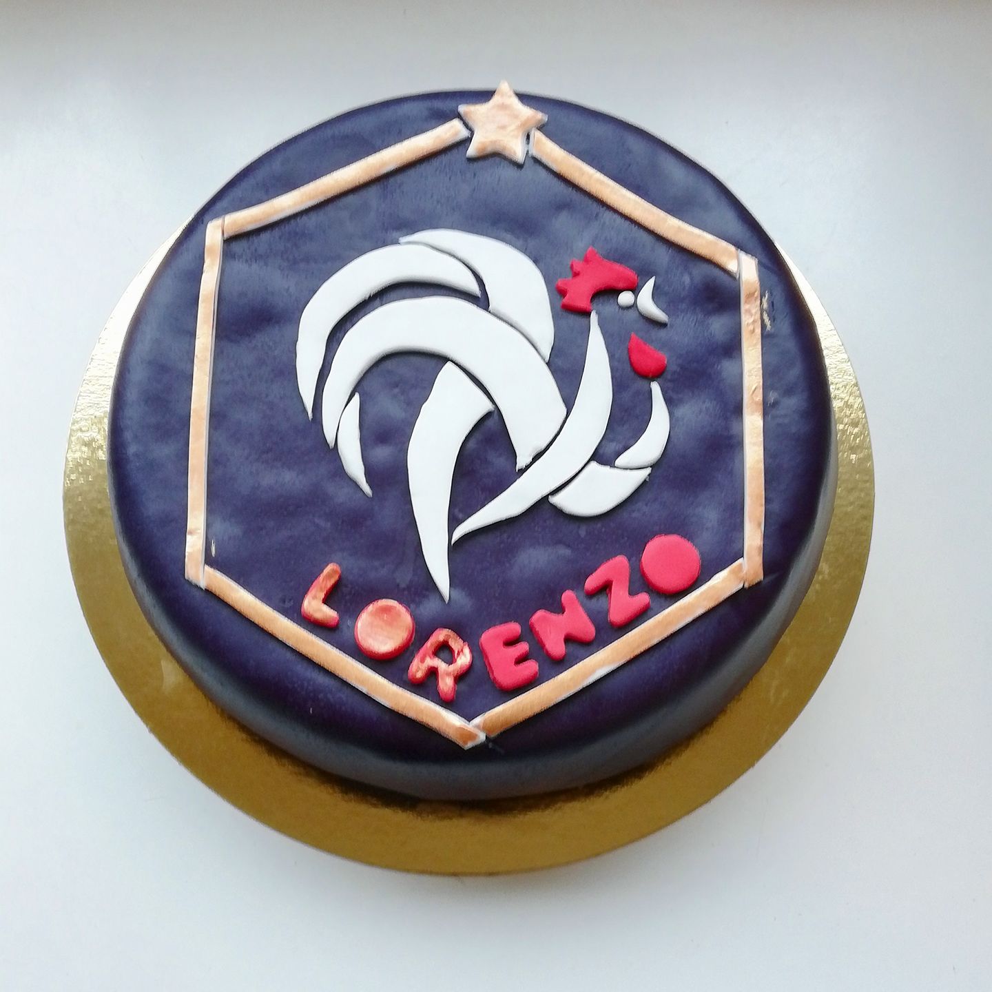 Gâteau FFF Football équipe de France