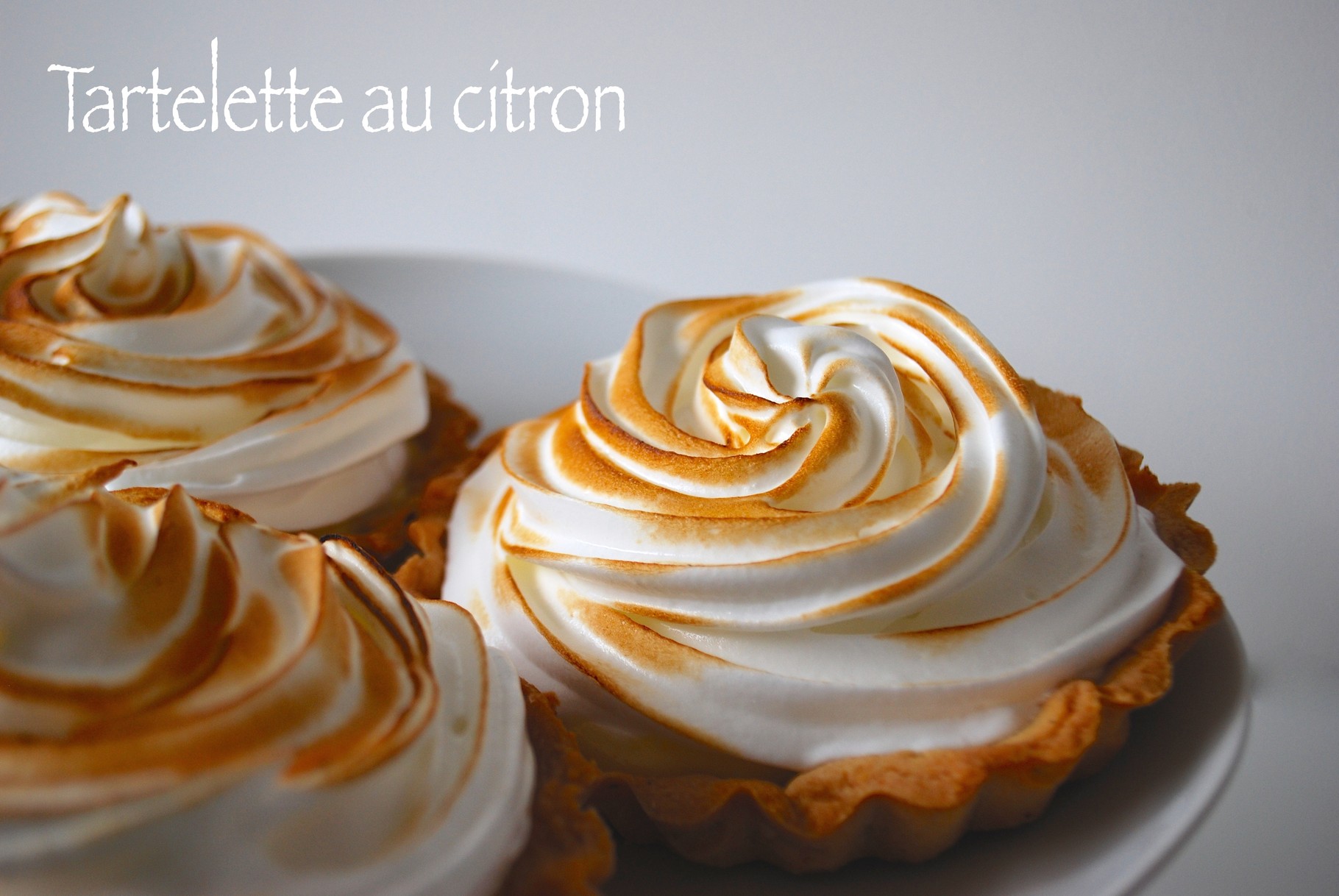 Tartelettes au citron meringuées