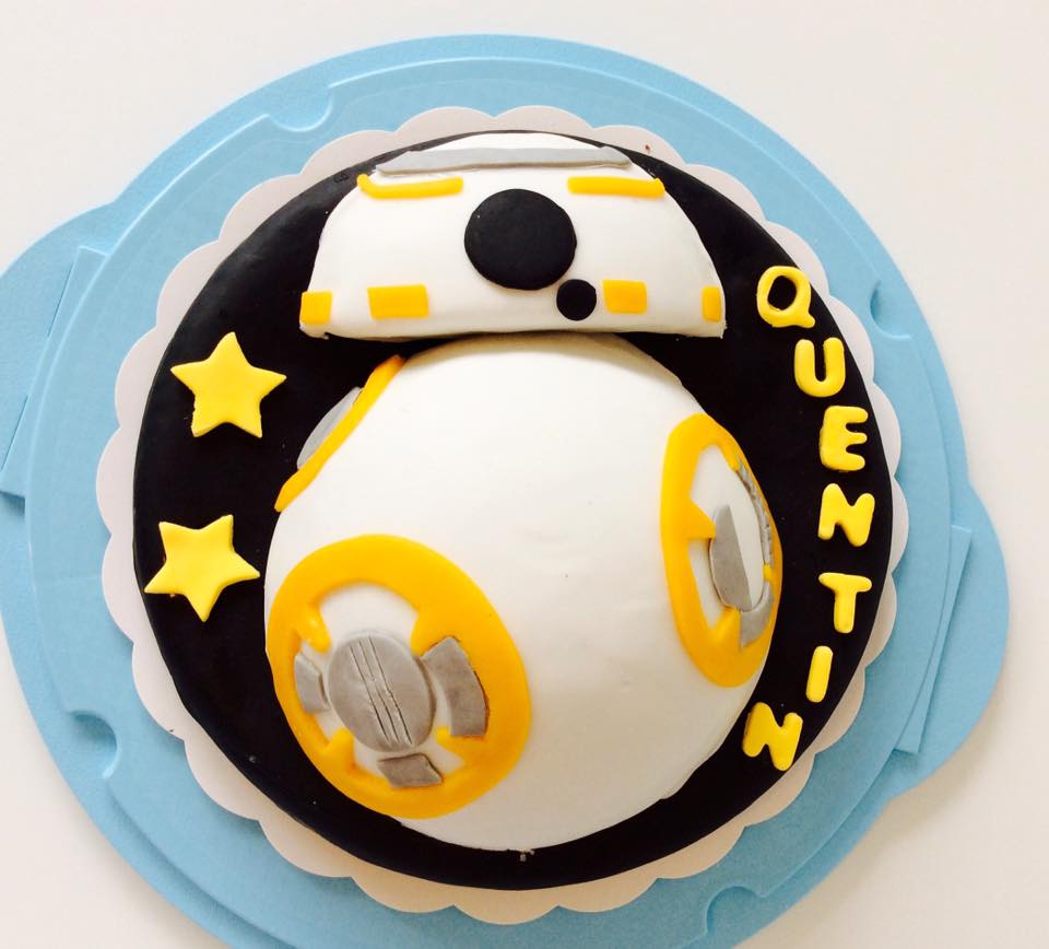 Gâteau BB8 Star wars