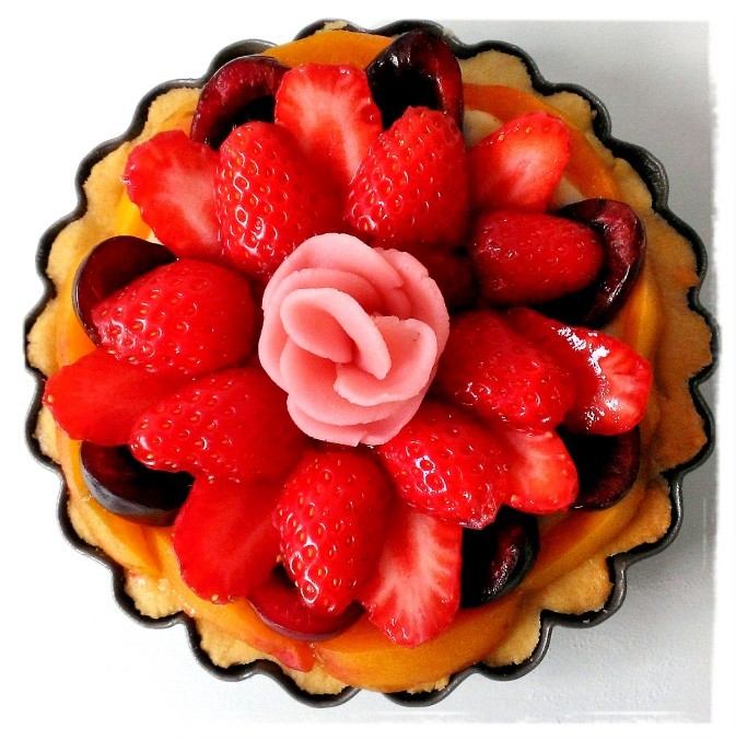 Tartelette fraises-cerises