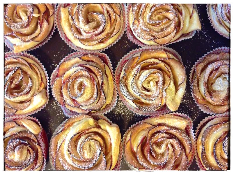 roses aux pommes