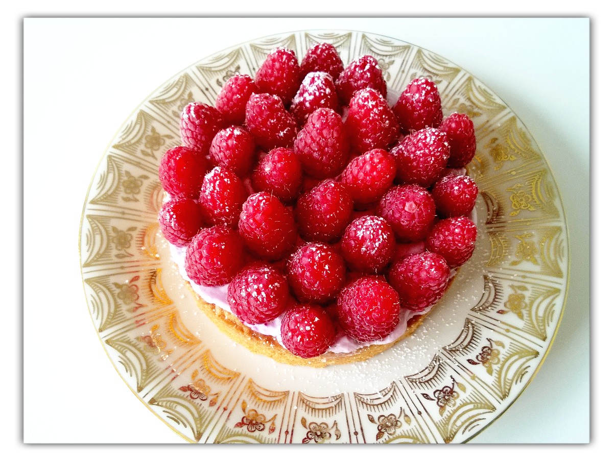 tarte aux framboises