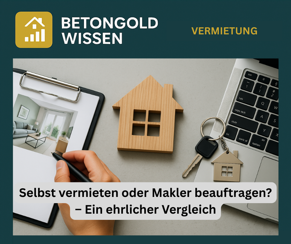 Selbst vermieten oder Makler beauftragen? – Ein ehrlicher Vergleich
