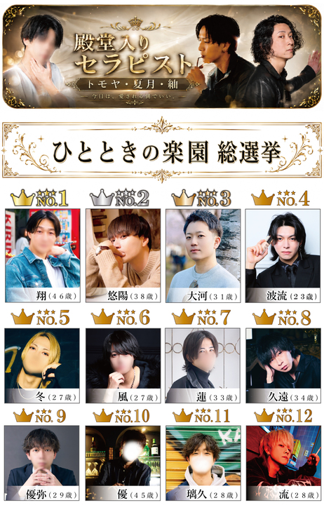 ひとときの楽園　セラピストランキング　女性用風俗　札幌