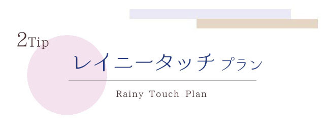 2Tip レイニータッチプラン Rainy Touch Plan /札幌 女風 女性用風俗 雨はしずかに