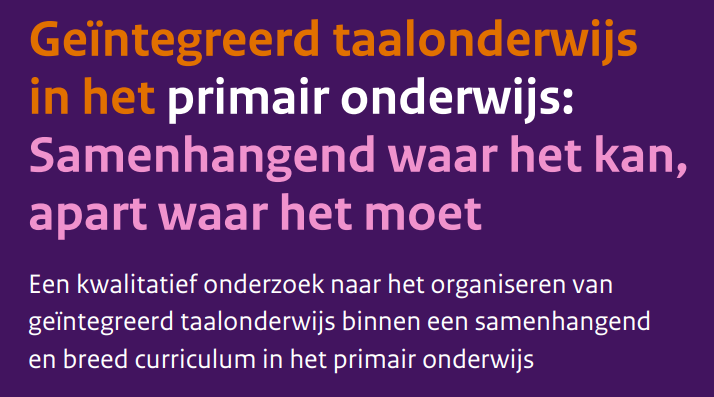 Samenhangend waar het kan, apart waar het moet