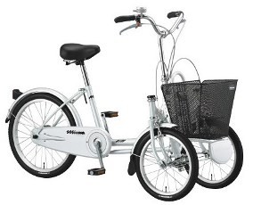 ブリヂストン　前2輪後1輪　大人用3輪車 ブリヂストンの電動三輪車【ラクットワゴン】試乗車あります