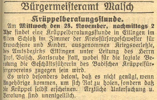 Gemeinde-Anzeiger vom 24 November 1934