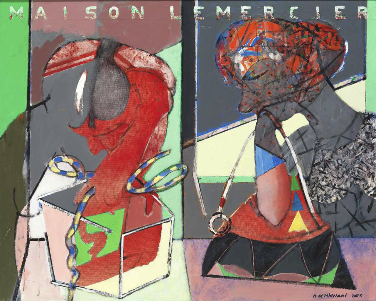 Maison Lemercier - Acryl sur toile - 81x100 - 2015