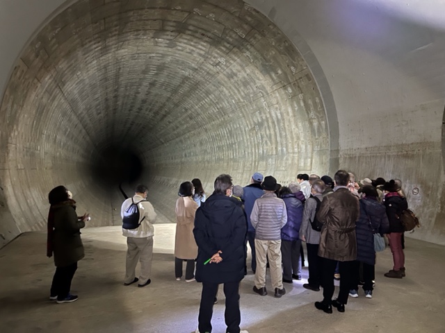 ⑨調節池。トンネルの内径12.5m、貯留量54万m3（東京都の小学校25mプール1000校分以上）