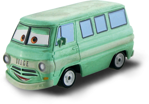 van [Cars] - transport - sciences et techniques - smiley émoticône émoji cartoon clipart illustration - artémotic