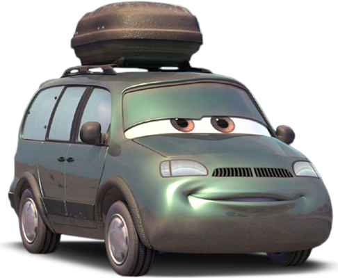 van [Cars] - transport - sciences et techniques - smiley émoticône émoji cartoon clipart illustration - artémotic