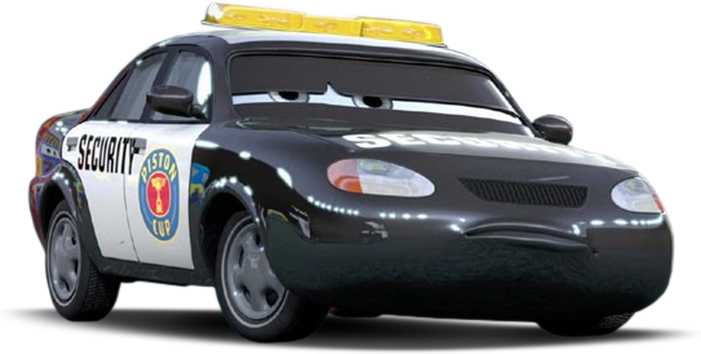 voiture de sécurité [Cars] - transport - sciences et techniques - smiley émoticône émoji cartoon clipart illustration - artémotic
