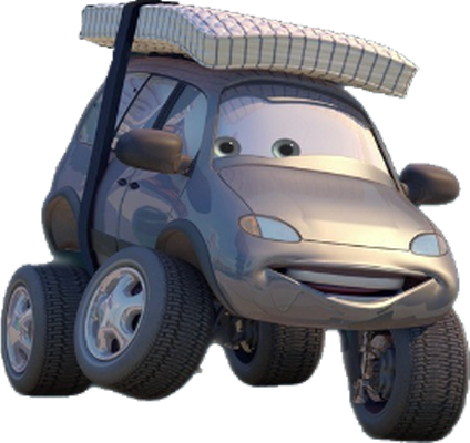 van [Cars] - transport - sciences et techniques - smiley émoticône émoji cartoon clipart illustration - artémotic
