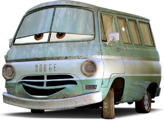 van [Cars] - transport - sciences et techniques - smiley émoticône émoji cartoon clipart illustration - artémotic