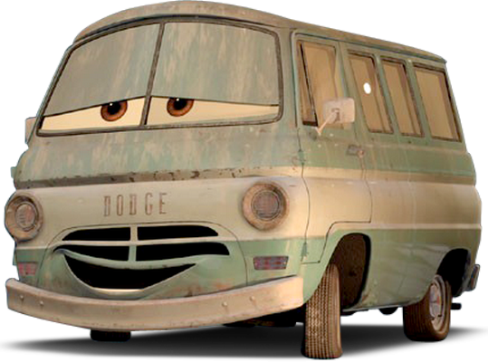 van [Cars] - transport - sciences et techniques - smiley émoticône émoji cartoon clipart illustration - artémotic