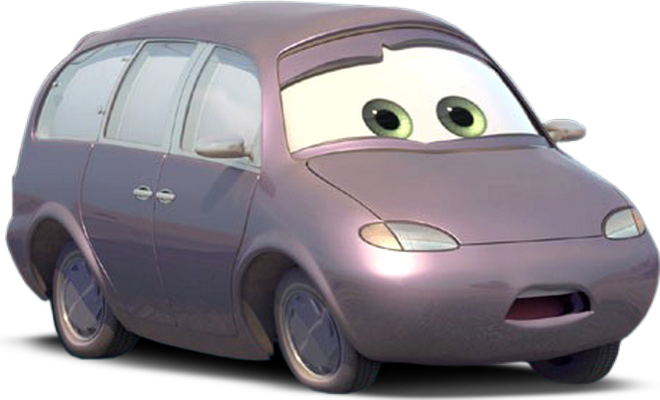van [Cars] - transport - sciences et techniques - smiley émoticône émoji cartoon clipart illustration - artémotic