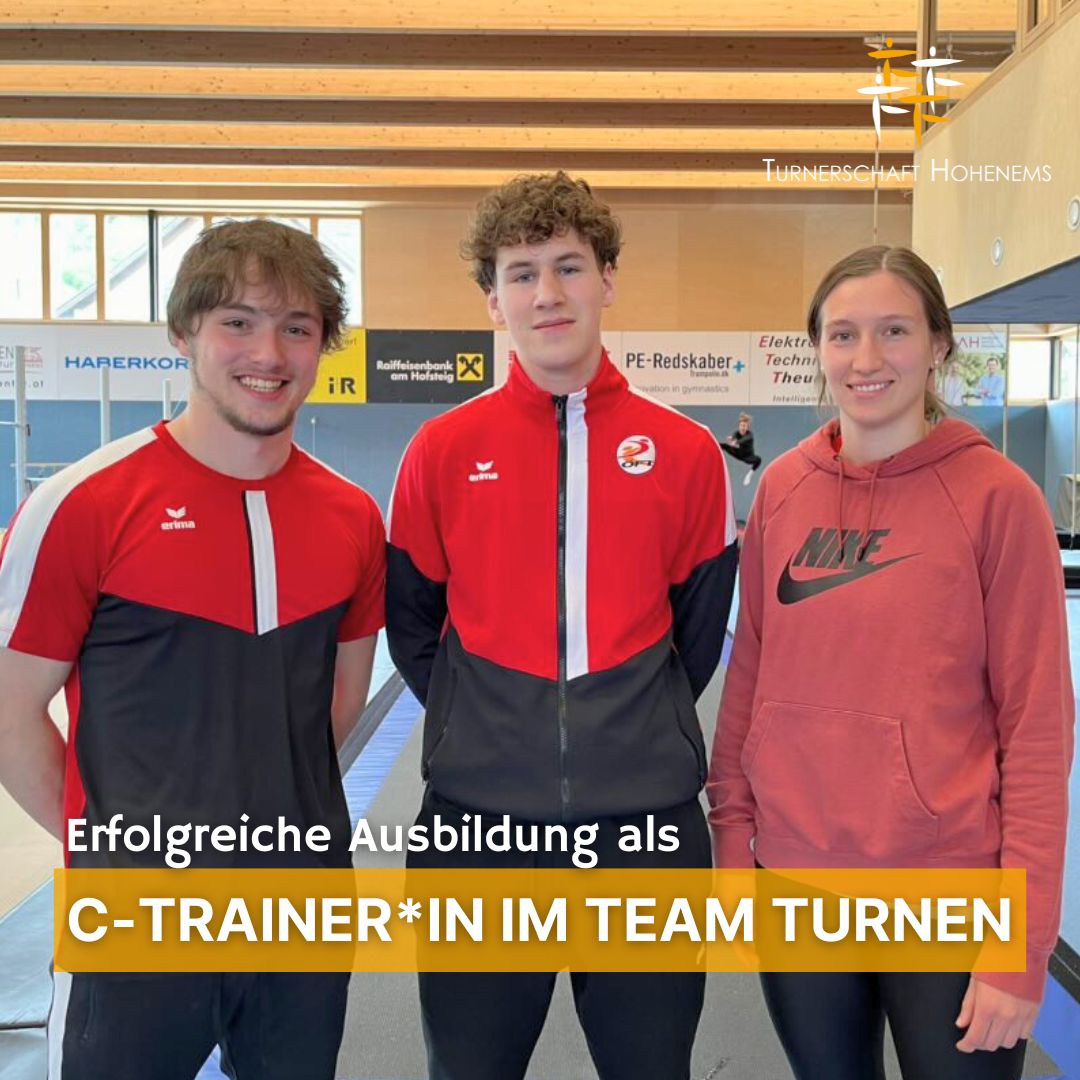 Erfolgreiche Ausbildung als C-Trainer*in im Team Turnen