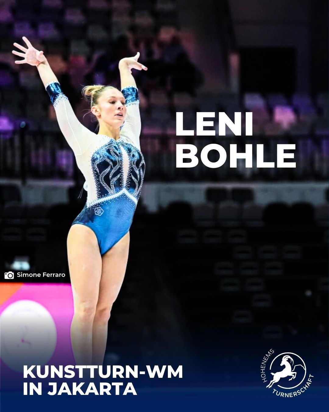 Leni Bohle bei der Turn-WM 2025 in Jakarta