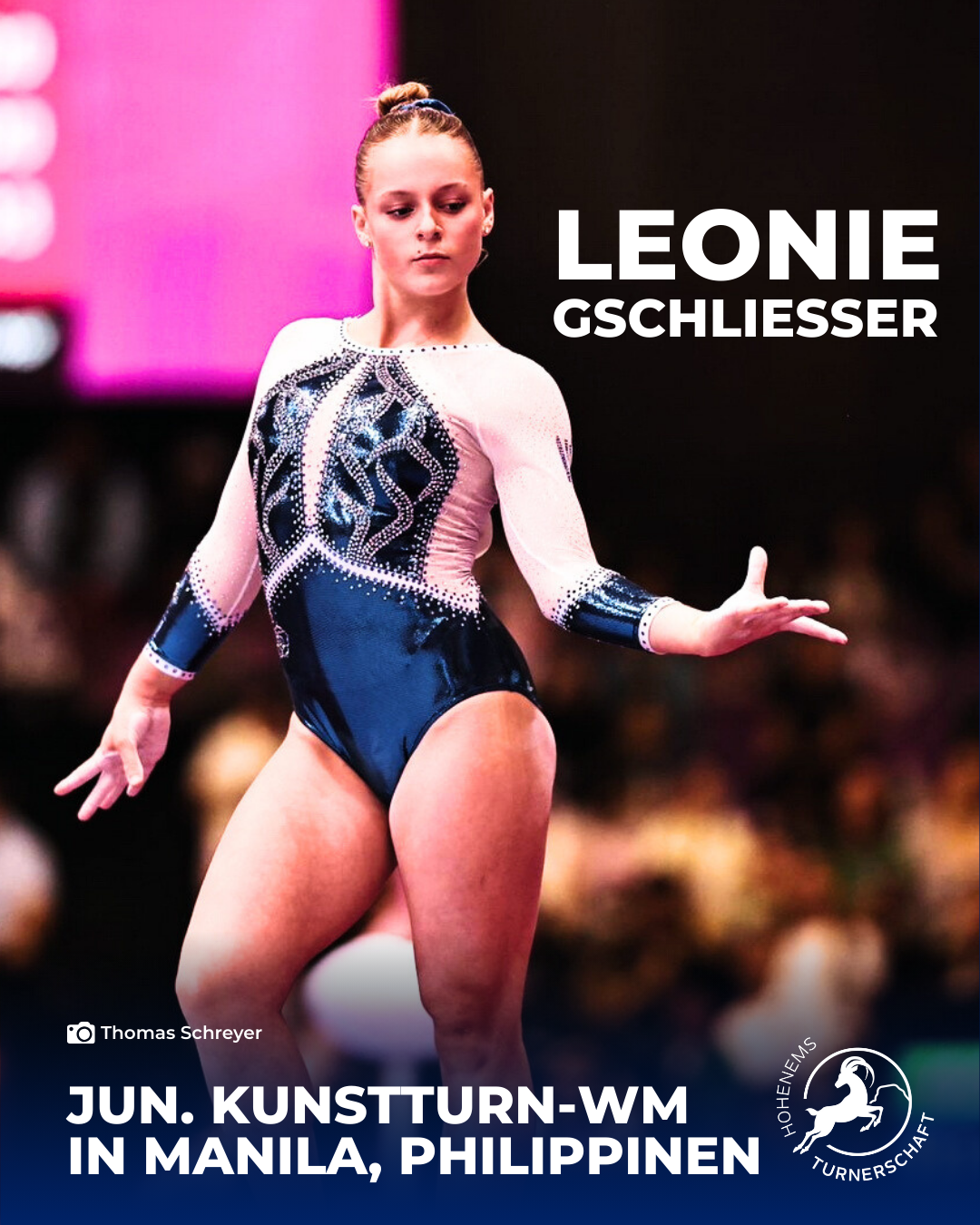 Starke Leistung von Leonie Gschliesser bei der Juniorinnen-WM in Manila