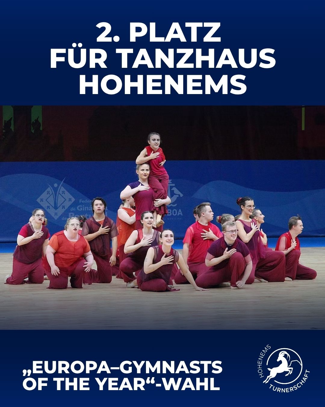Platz 2 bei der „Europa–Gymnasts of the Year“-Wahl