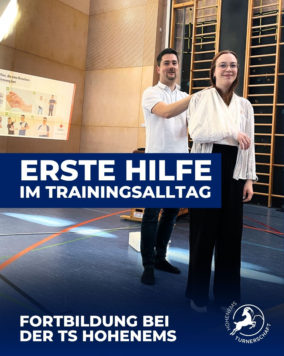 Erste Hilfe im Trainingsalltag – Fortbildung bei der TS Hohenems
