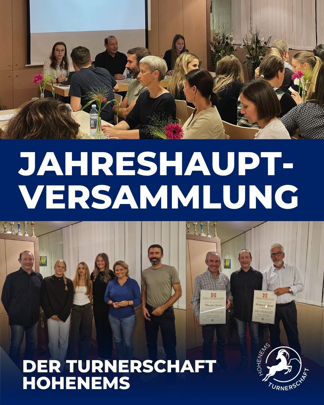 Jahreshauptversammlung der Turnerschaft Hohenems