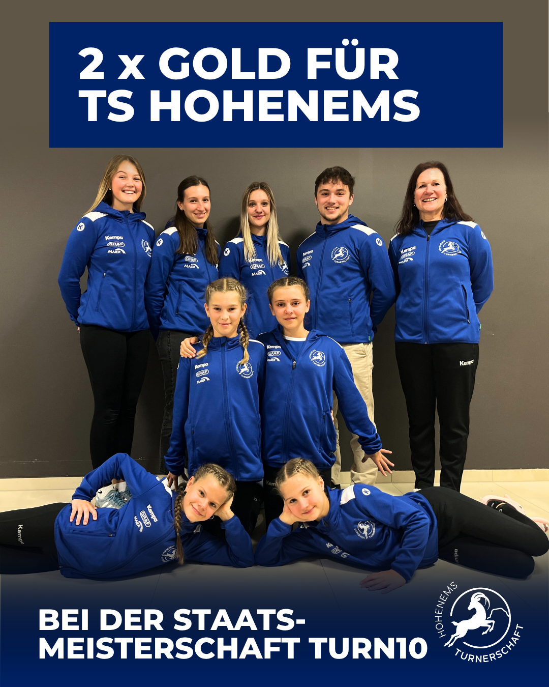 Doppelerfolg für die TS Hohenems bei der Turn10-Staatsmeisterschaften