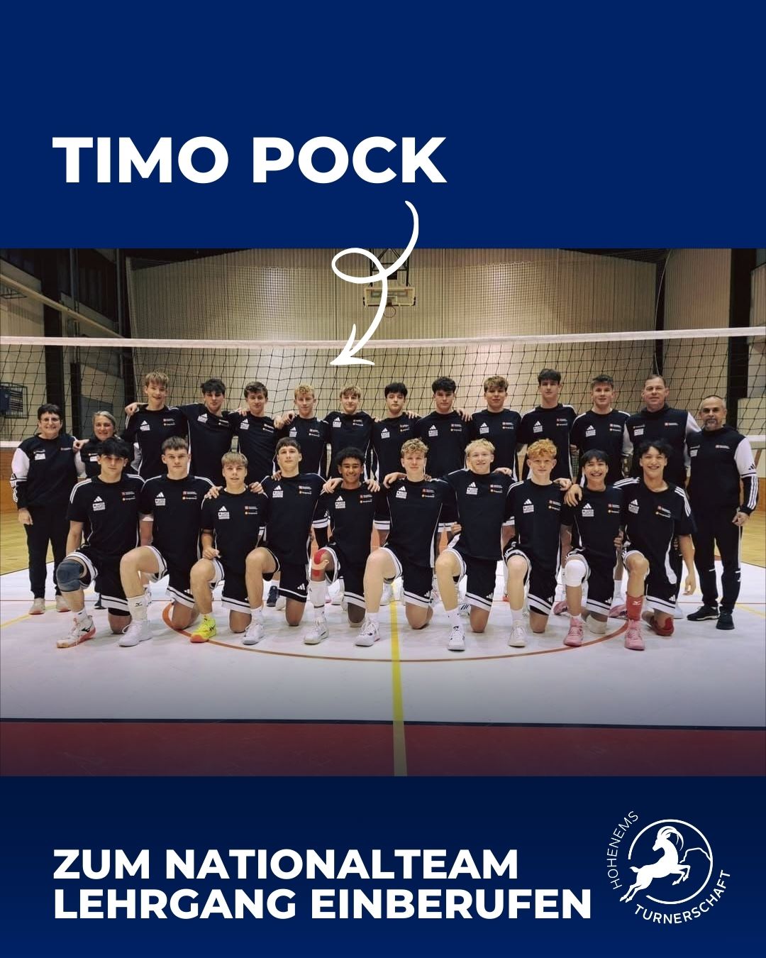 Timo Pock erstmals beim Nationalteamlehrgang