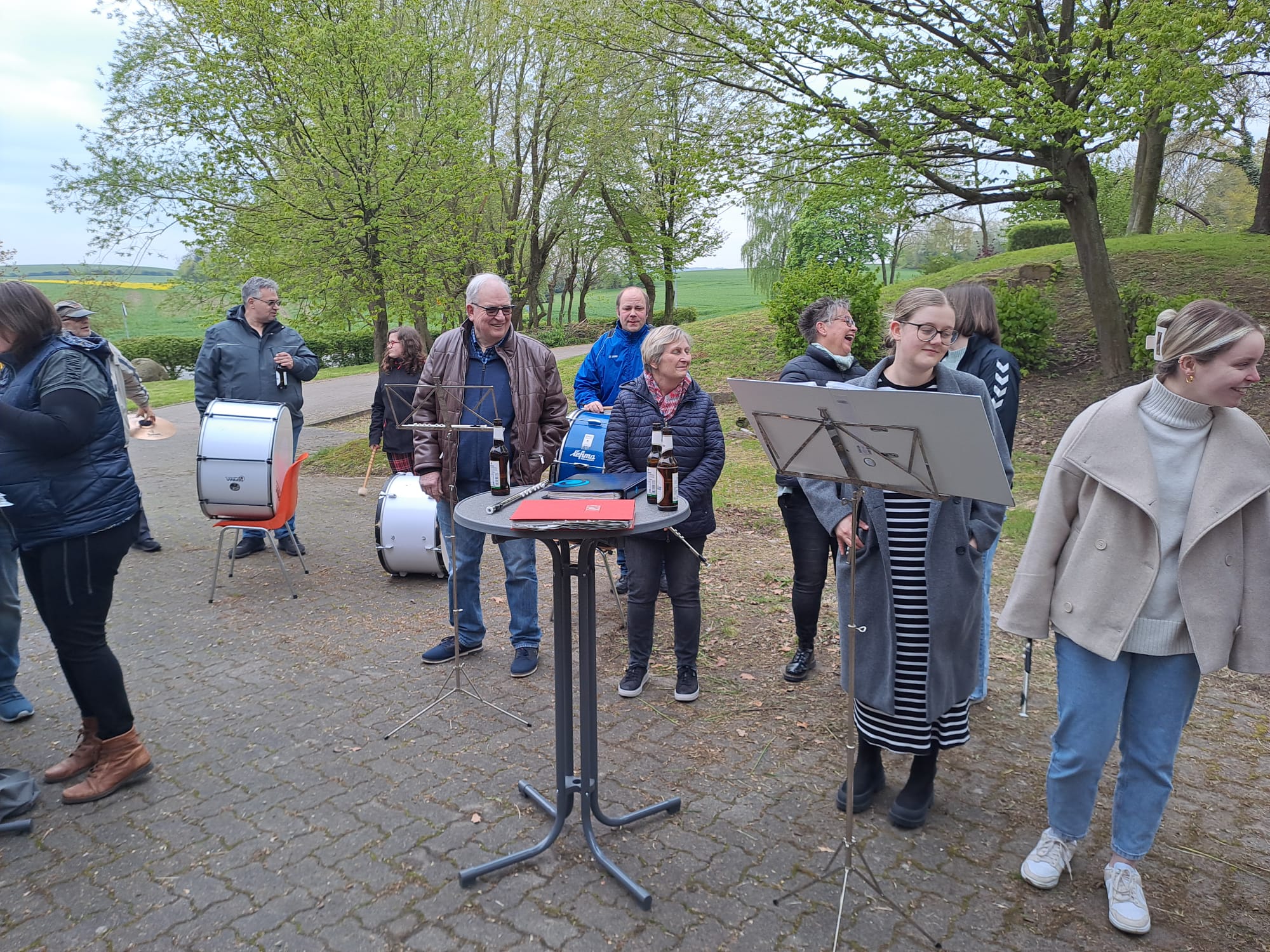 Übungsabend mit dem Spielmannszug Bega und Istrup