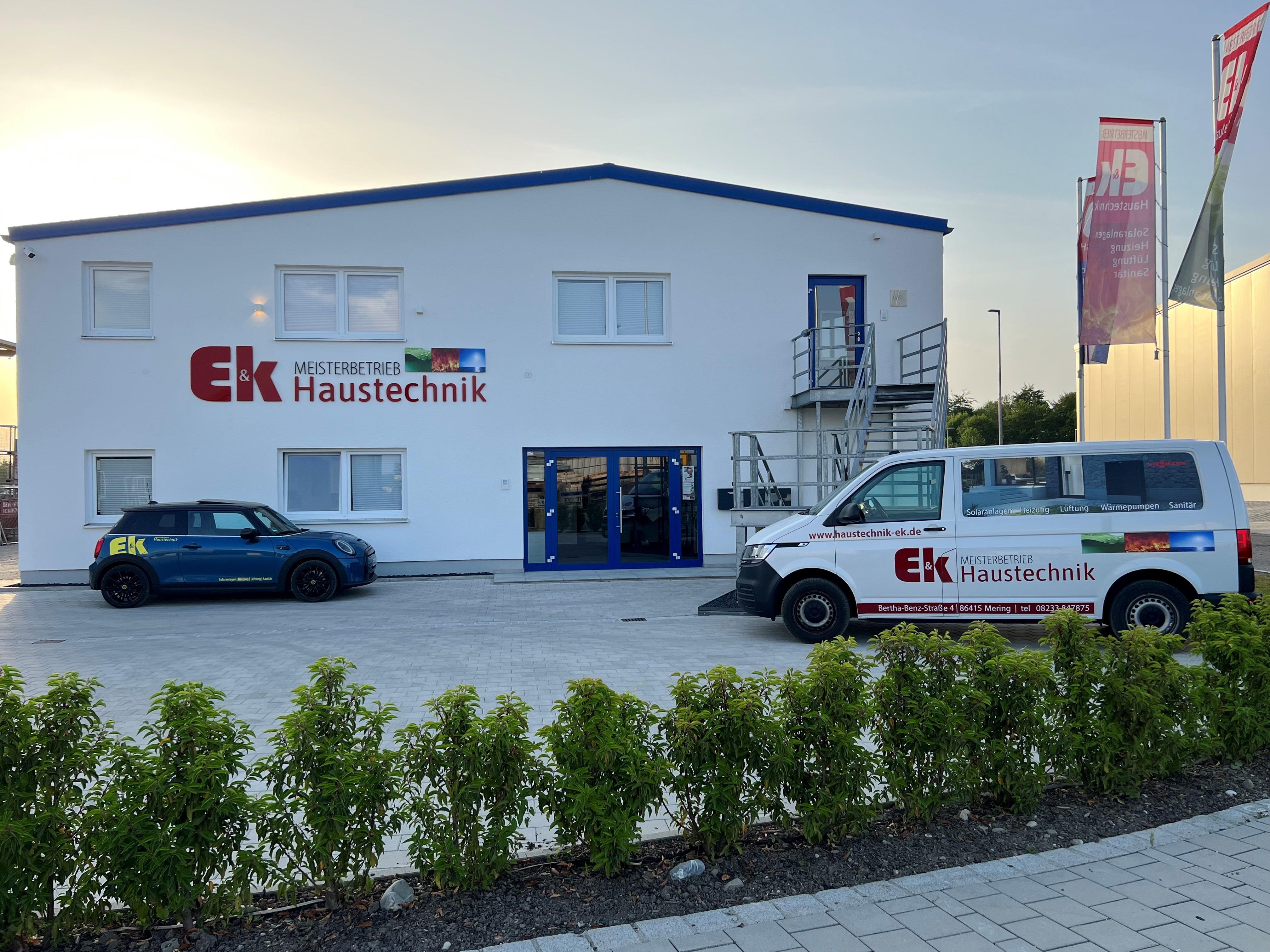 EK Haustechnik GmbH Firmensitz in Mering bei Augsburg, Bayern