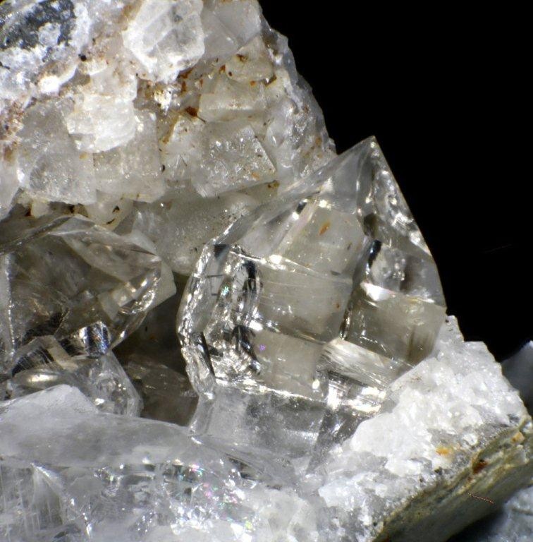Quarz "Schaumburger Diamant", Bösingfeld, Extertal; Bildbreite 8mm