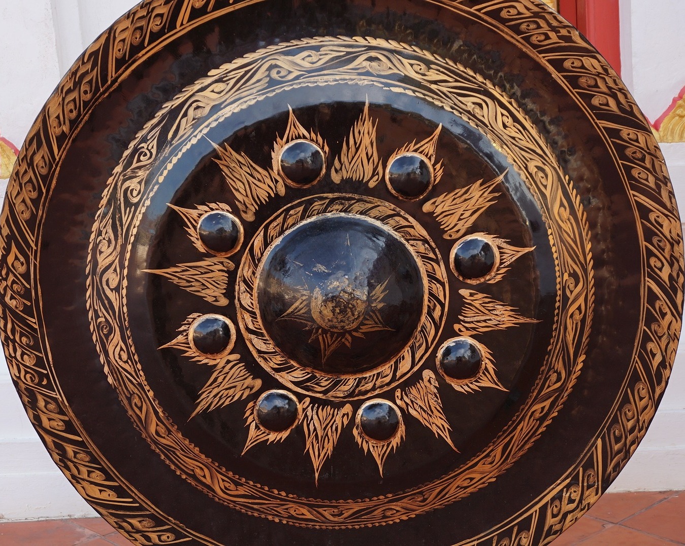 Die traditionelle Gong Herstellung in Asien