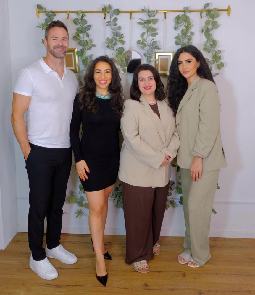 v.l.:Matthias Eberl, Hürrem Eberl, Stephanie Henze, Rabia Sahin