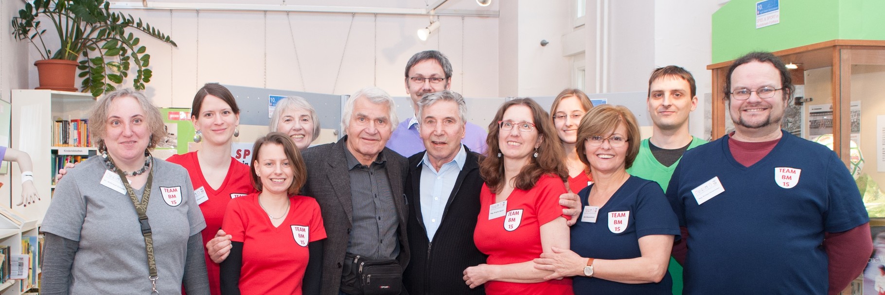 Teamfoto 2016 mit Sigi Bergmann & Hans Orsolics