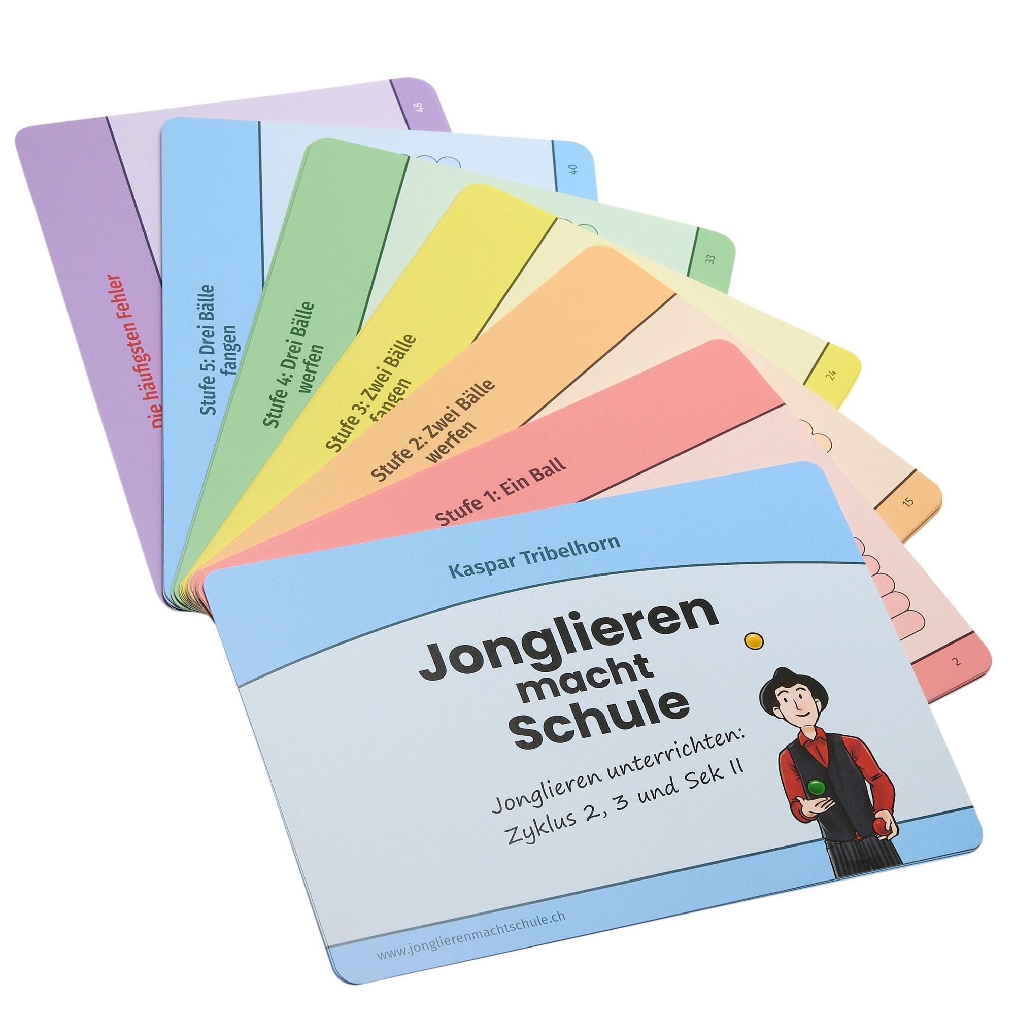 Jonglieren macht Schule Kartenset für den Unterricht