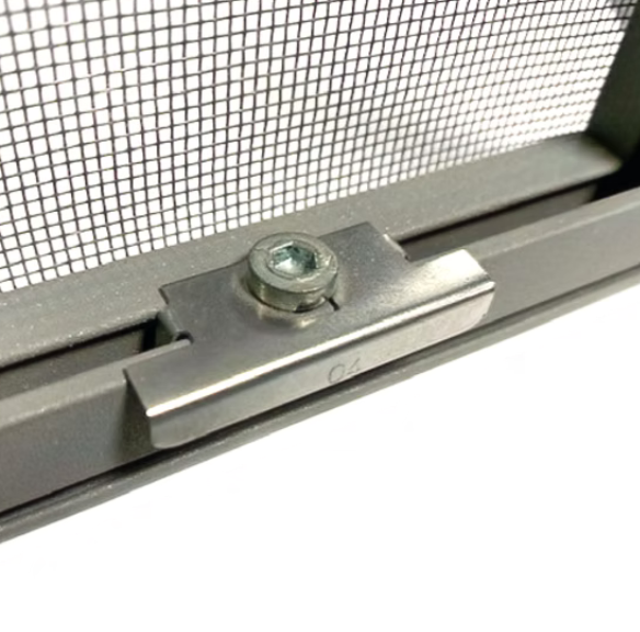 Aluminium vliegenraam met clips