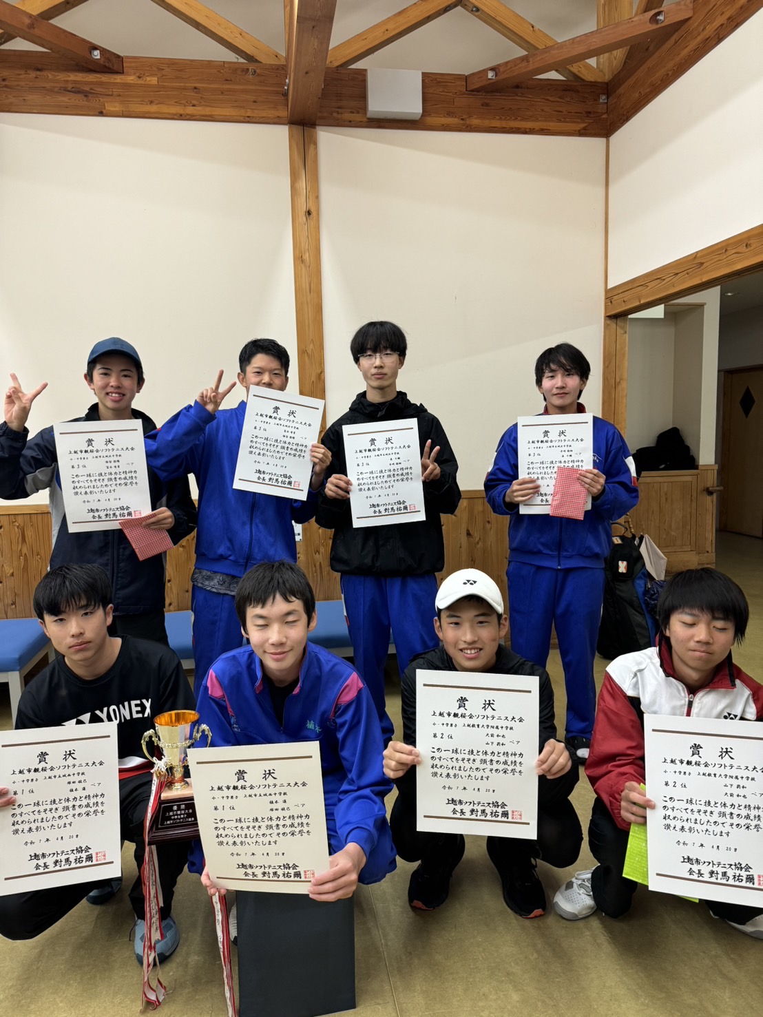 男子入賞者