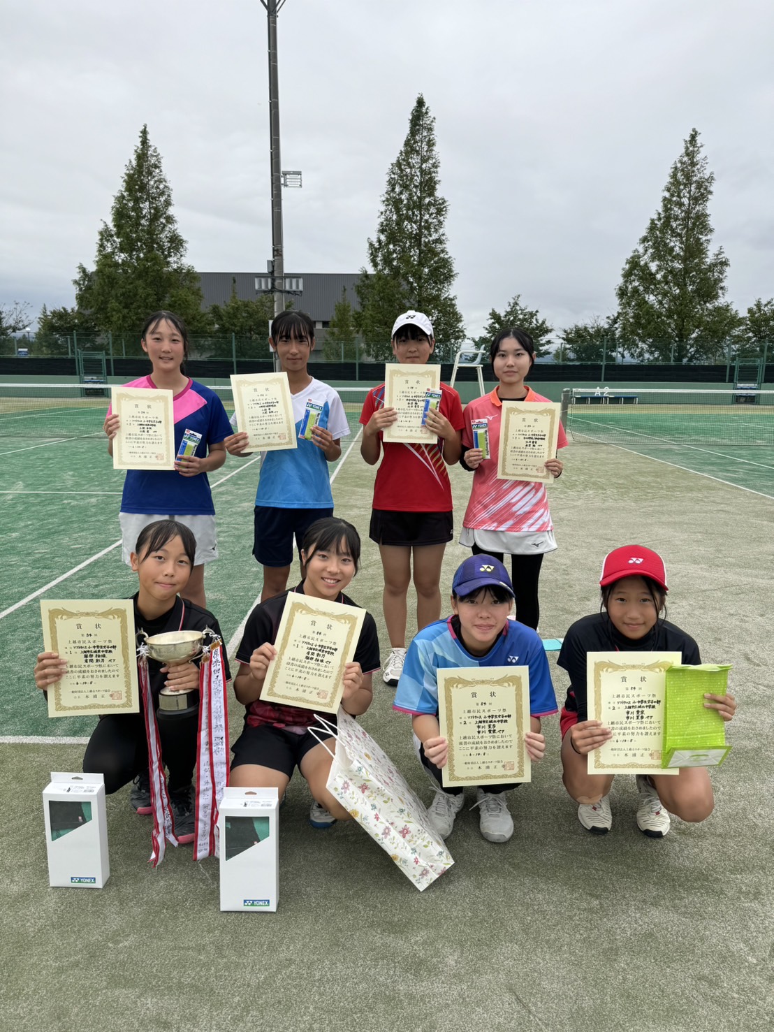 女子入賞者