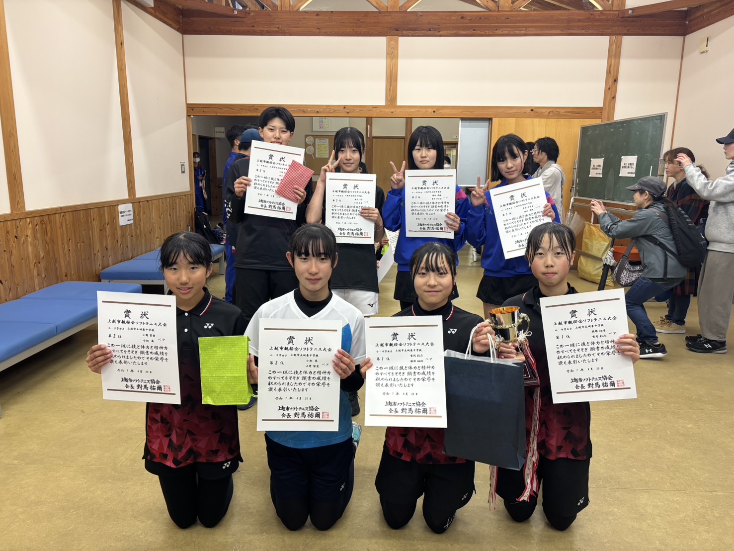 女子入賞者