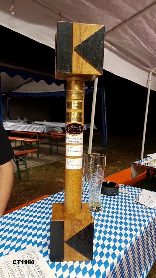 Der Kolping-Bikertreffenwanderpokal geht jetzt nach Castrop-Rauxel Frohlinde - wir werden folgen ;)