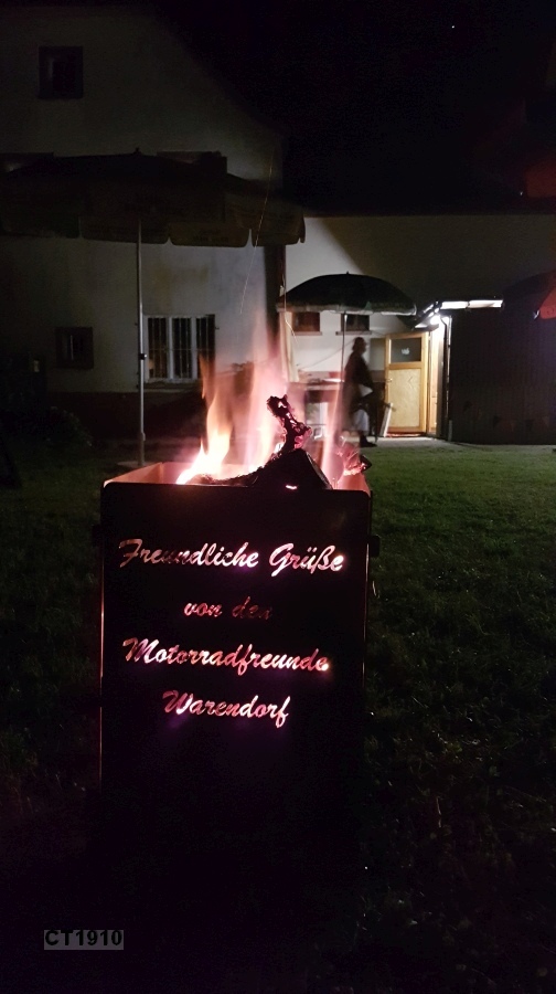 Gastgeschenk der KF Warendorf - herzlichen Dank