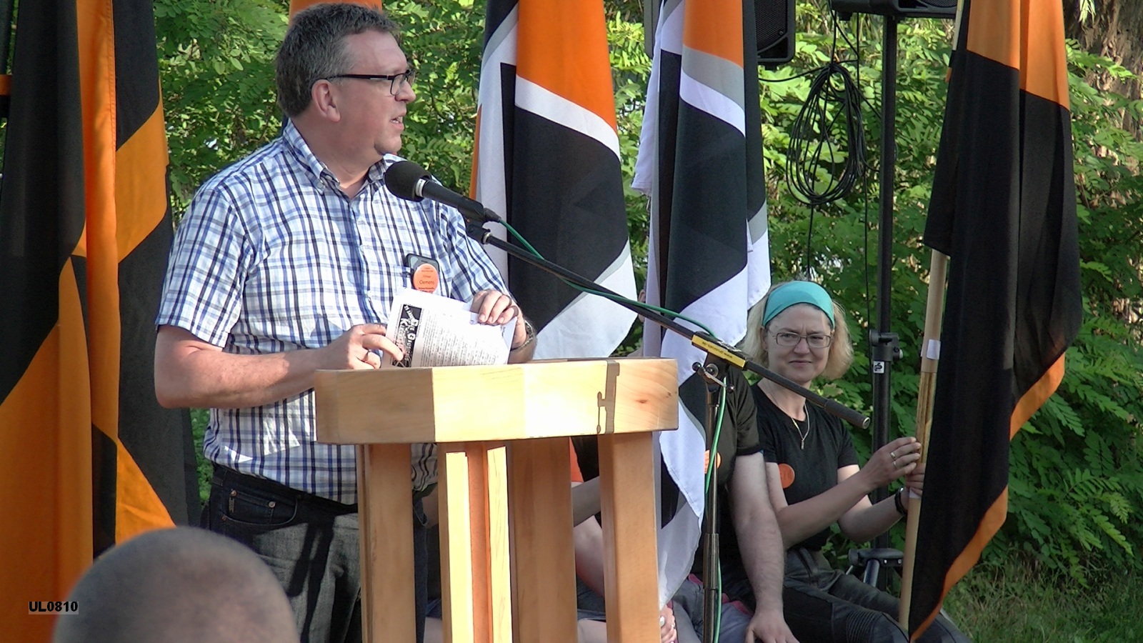 Begrüßung durch Kolpingbruder Landrat Clemens Körner (Rhein-Pfalz-Kreis)