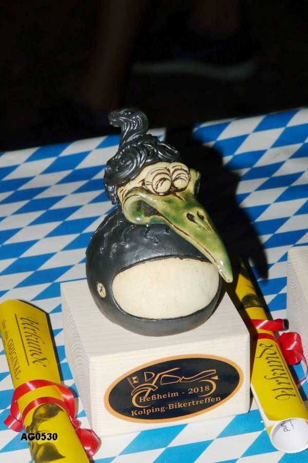 Elwedritsche-Pokal, handgefertigt vom Keramik-Atelier Rupp (Frankenthal)